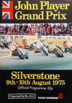 Programme cover of Silverstone Circuit, 10/08/1975