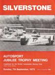 Programme cover of Silverstone Circuit, 07/09/1975