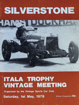 Programme cover of Silverstone Circuit, 01/05/1976