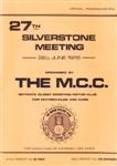 Programme cover of Silverstone Circuit, 26/06/1976