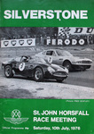 Programme cover of Silverstone Circuit, 10/07/1976
