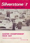 Programme cover of Silverstone Circuit, 11/04/1977
