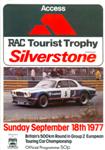 Programme cover of Silverstone Circuit, 18/09/1977