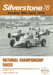 Programme cover of Silverstone Circuit, 16/04/1978