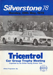 Programme cover of Silverstone Circuit, 29/05/1978