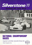 Programme cover of Silverstone Circuit, 09/07/1978