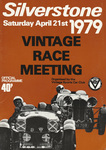 Programme cover of Silverstone Circuit, 21/04/1979