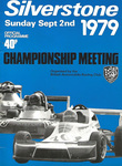 Programme cover of Silverstone Circuit, 02/09/1979