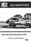 Programme cover of Silverstone Circuit, 08/09/1979