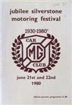 Programme cover of Silverstone Circuit, 22/06/1980