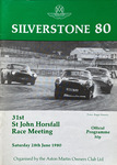 Programme cover of Silverstone Circuit, 28/06/1980