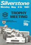 Programme cover of Silverstone Circuit, 04/05/1981