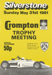 Programme cover of Silverstone Circuit, 31/05/1981