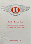 Programme cover of Silverstone Circuit, 29/08/1981
