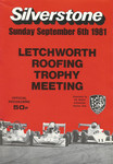 Programme cover of Silverstone Circuit, 06/09/1981