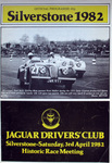Programme cover of Silverstone Circuit, 03/04/1982