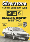 Programme cover of Silverstone Circuit, 27/06/1982