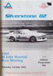 Programme cover of Silverstone Circuit, 03/07/1982