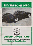 Programme cover of Silverstone Circuit, 09/04/1983