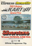 Programme cover of Silverstone Circuit, 19/06/1983