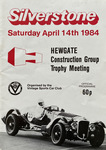 Programme cover of Silverstone Circuit, 14/04/1984