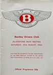 Programme cover of Silverstone Circuit, 25/08/1984