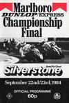 Programme cover of Silverstone Circuit, 23/09/1980