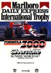 Programme cover of Silverstone Circuit, 24/03/1985