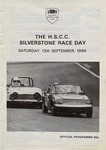 Programme cover of Silverstone Circuit, 13/09/1986