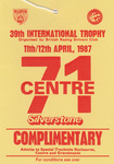 Ticket for Silverstone Circuit, 12/04/1987