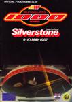 Programme cover of Silverstone Circuit, 10/05/1987