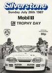 Programme cover of Silverstone Circuit, 26/07/1987