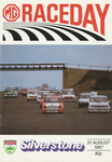 Programme cover of Silverstone Circuit, 31/08/1987