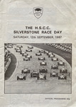 Programme cover of Silverstone Circuit, 12/09/1987