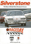 Programme cover of Silverstone Circuit, 29/08/1988