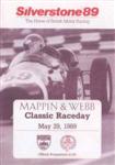 Programme cover of Silverstone Circuit, 29/05/1989