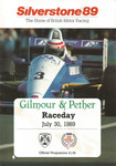 Programme cover of Silverstone Circuit, 30/07/1989