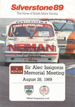 Programme cover of Silverstone Circuit, 28/08/1989