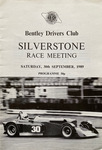 Programme cover of Silverstone Circuit, 30/09/1989