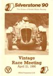 Programme cover of Silverstone Circuit, 21/04/1990