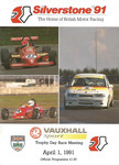 Programme cover of Silverstone Circuit, 01/04/1991