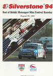Programme cover of Silverstone Circuit, 29/08/1994