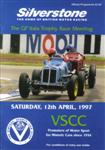 Programme cover of Silverstone Circuit, 12/04/1997