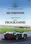 Programme cover of Silverstone Circuit, 08/06/1997