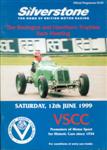 Programme cover of Silverstone Circuit, 12/06/1999