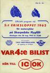 Programme cover of Skarpnäck Airfield, 26/08/1962