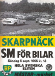 Programme cover of Skarpnäck Airfield, 05/09/1965