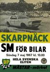 Programme cover of Skarpnäck Airfield, 07/05/1967