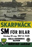 Programme cover of Skarpnäck Airfield, 20/08/1967
