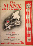 Programme cover of Snaefell Mountain Circuit, 10/09/1959